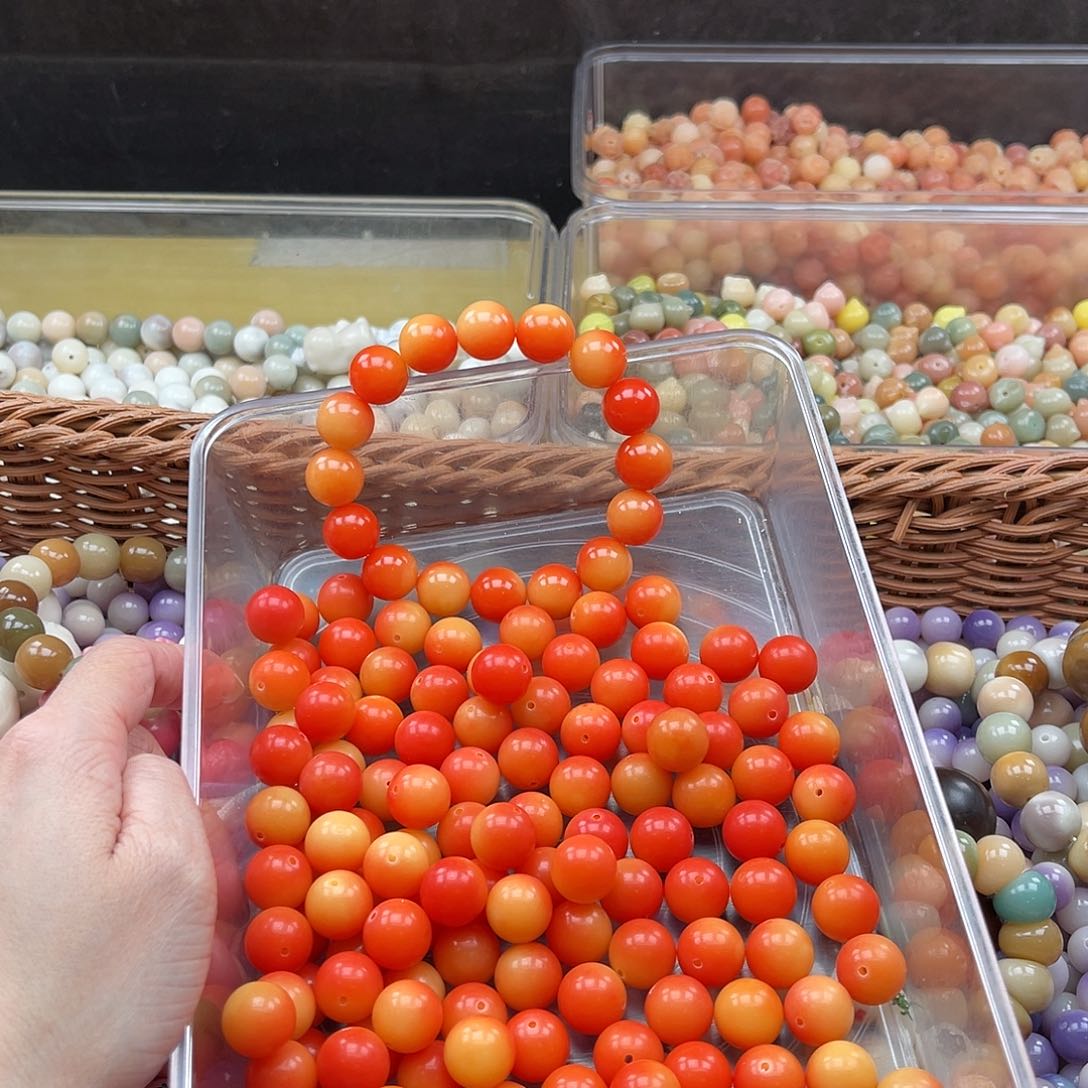 白玉菩提吊坠C/15mm/40颗