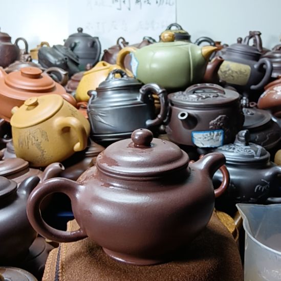 茶壶紫砂宜兴原矿底槽清柴烧手工380cc紫砂壶