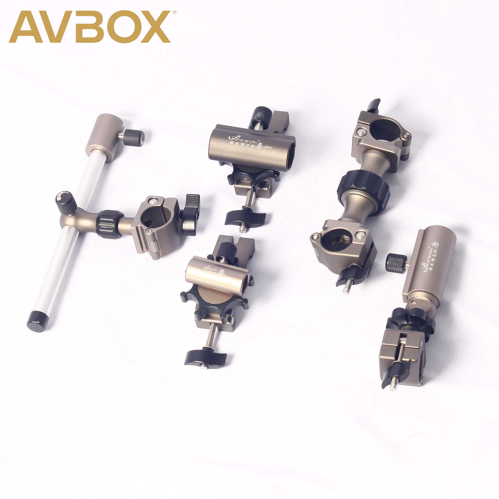 禧龙博克斯钓鱼通用钓椅配件铝合金炮台食盒架杆渔户双炮台