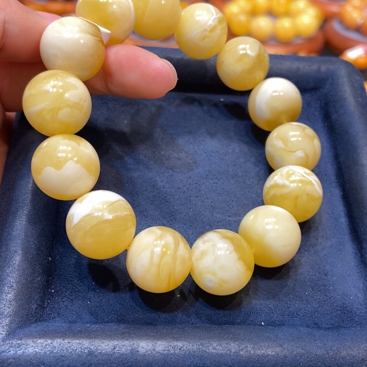 琥珀手链未镶嵌A*蜜蜡