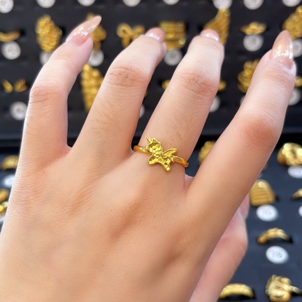 铜合金戒指 新年马上有米龙鳞独角兽（102）