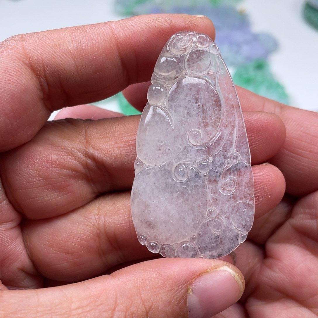 颈饰未镶嵌翡翠翡玉缘翡翠