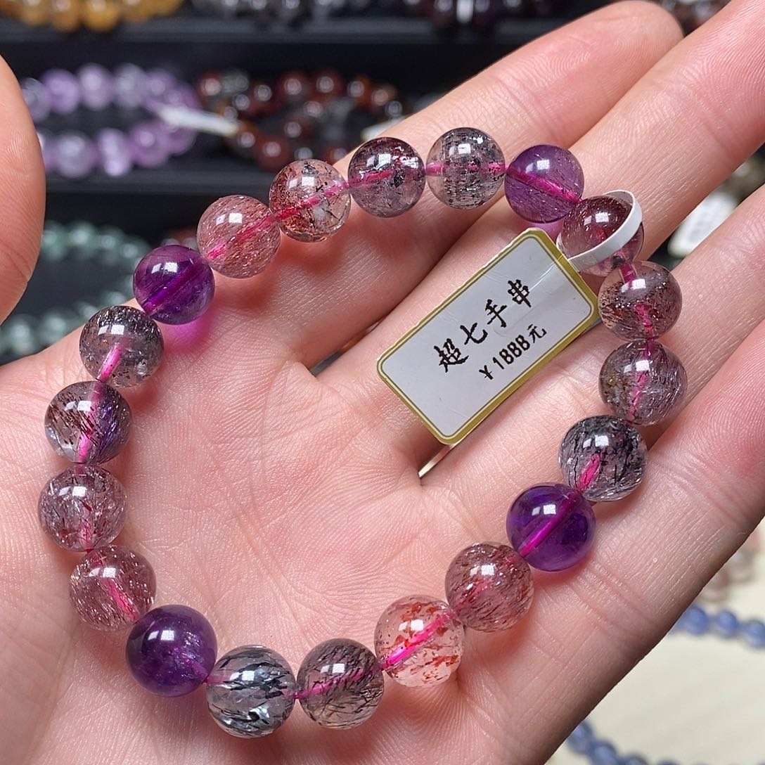 水晶手串未镶嵌手串9.8