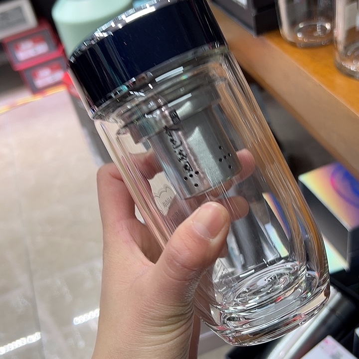 水晶贵族872-6深蓝 鹅蛋杯 微瑕