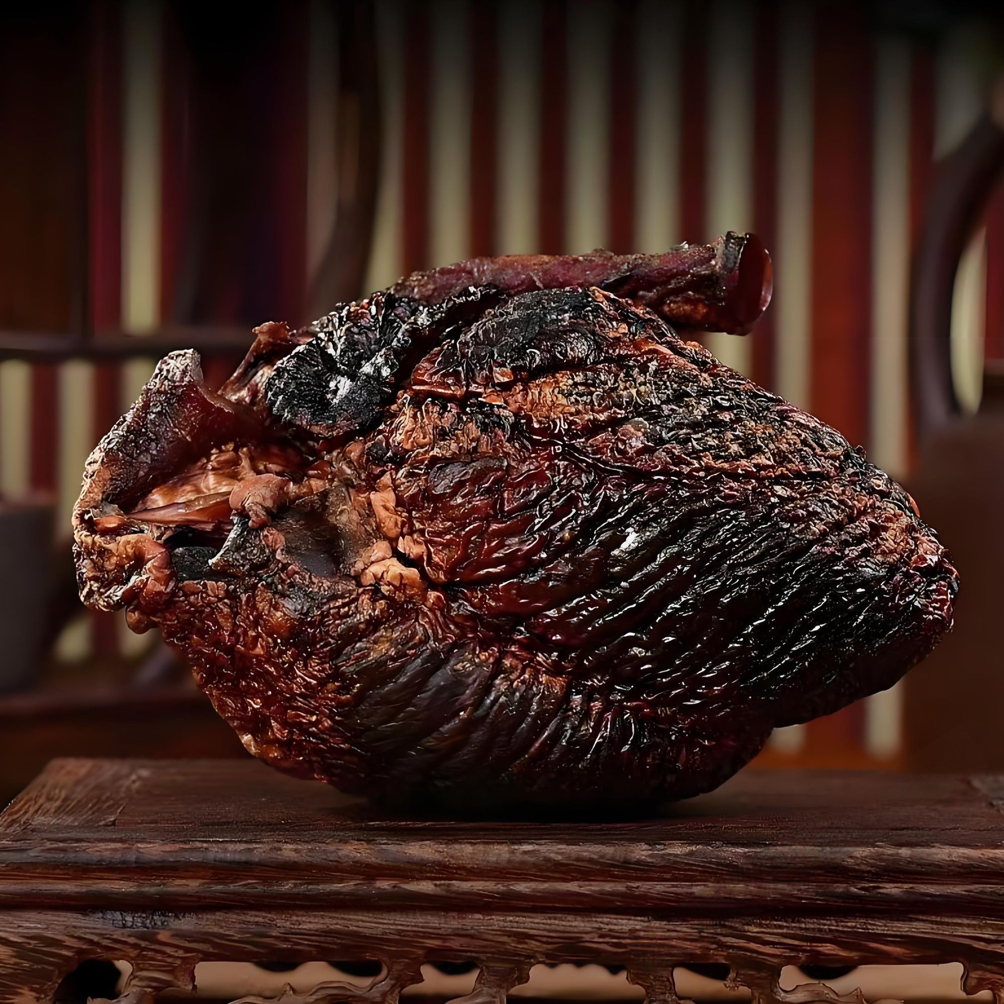 鹿心粉【350g-360g】公鹿心吉林鹿场直发现场打粉鹿胎