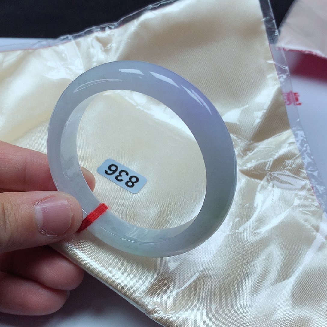 翡翠手镯未镶嵌52正圈