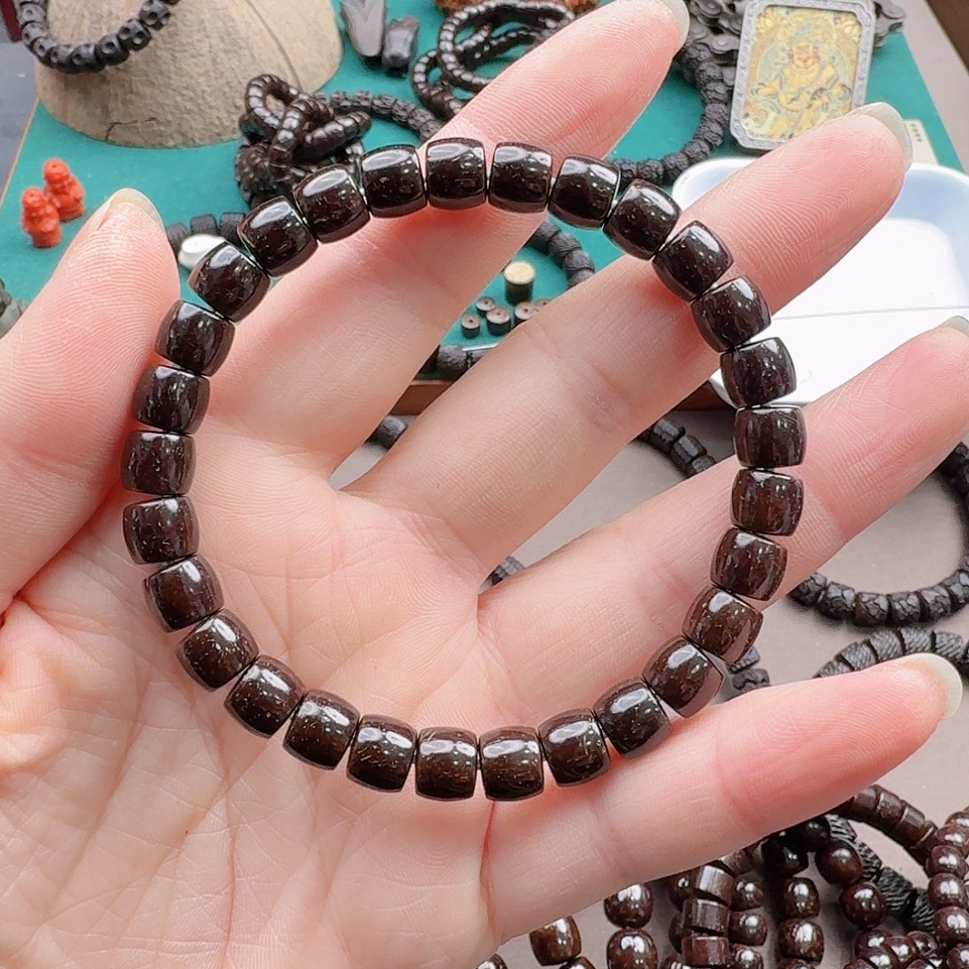 祖***ヾ手串椰蒂8*7直切手串