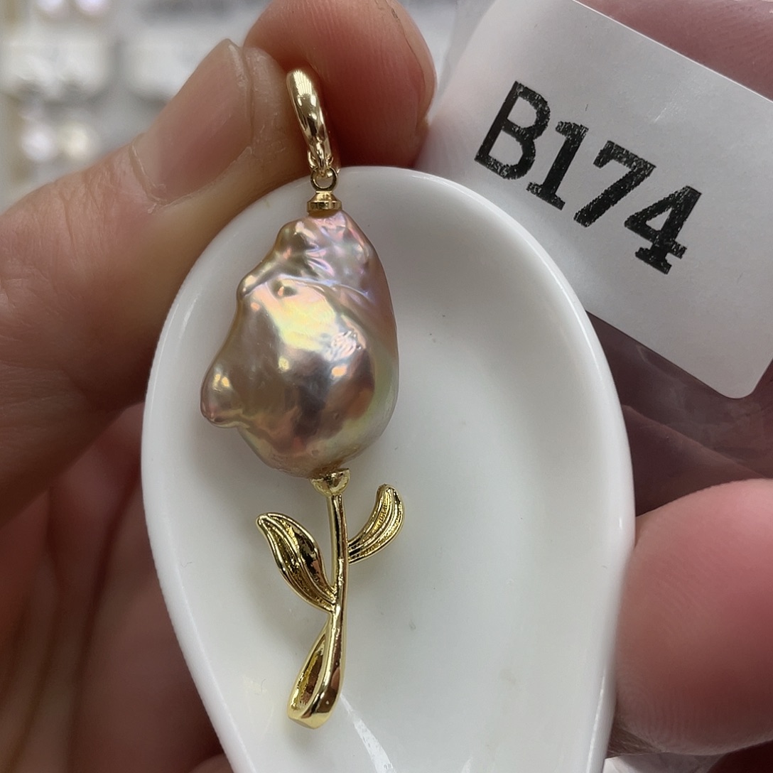 淡水珍珠颈饰银S925镶嵌