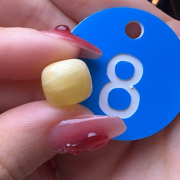 蜜蜡裸石未镶嵌微花粉 11mm 老型