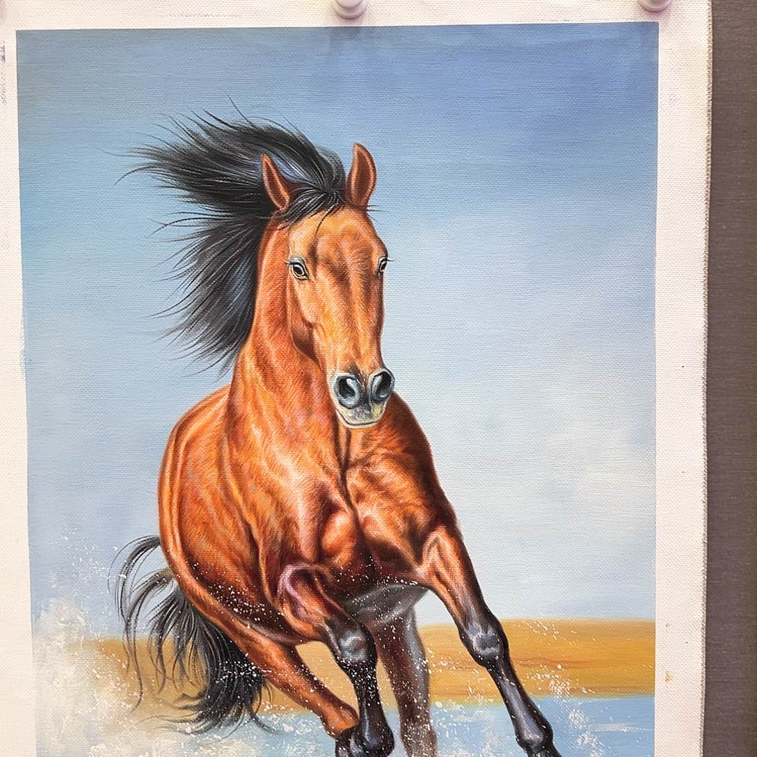 国画画家作品二郎精品原作