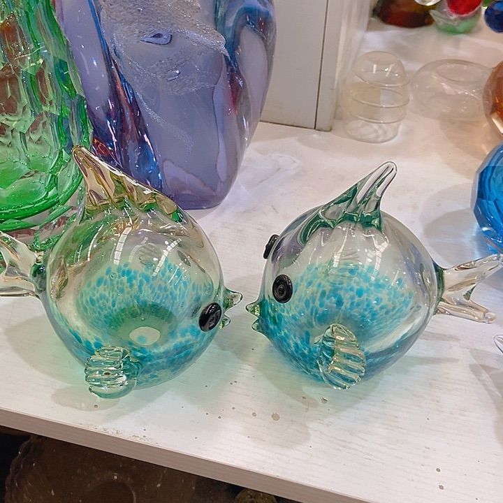 琉璃琉璃花瓶高15口15