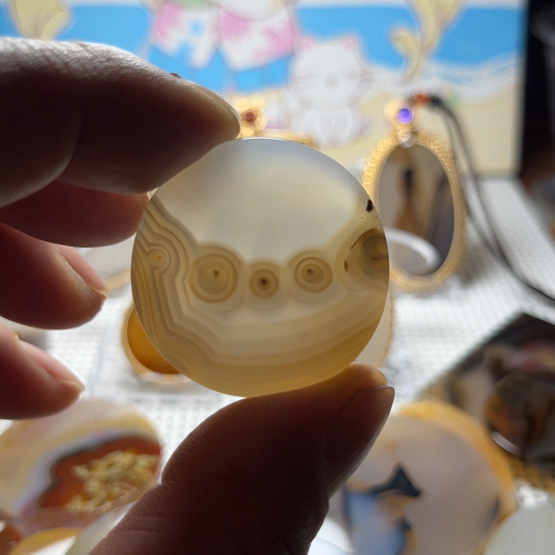 玛瑙/玉髓未镶嵌吊坠(不含链)
