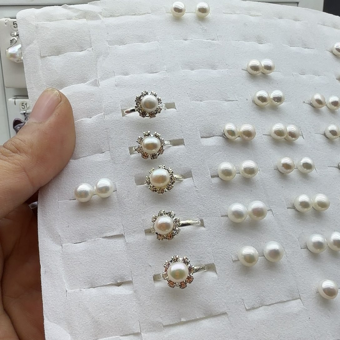 合金淡水珍珠颈饰