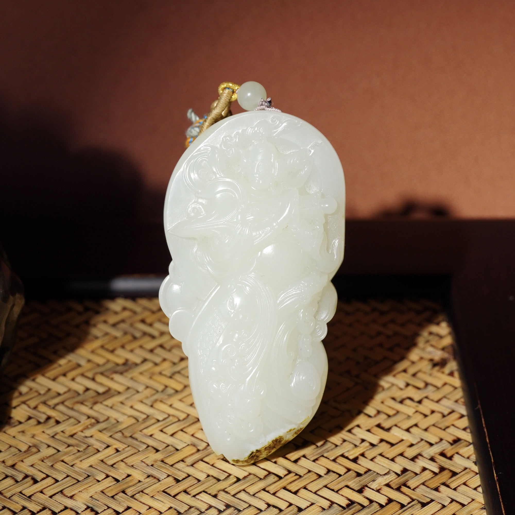 【小周严选】和田玉韦陀手把件