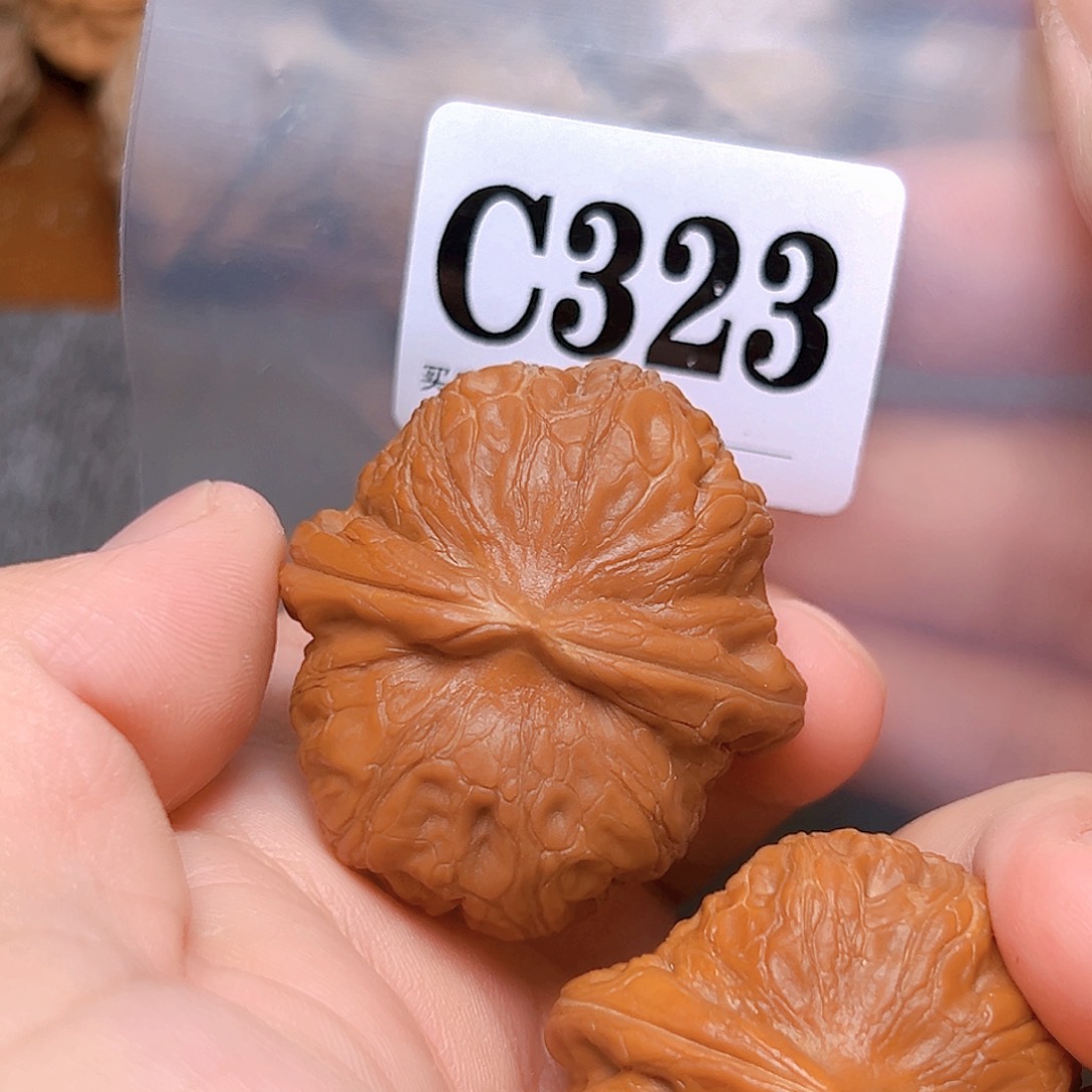 时***！吊坠文玩核桃元宝 有瑕疵