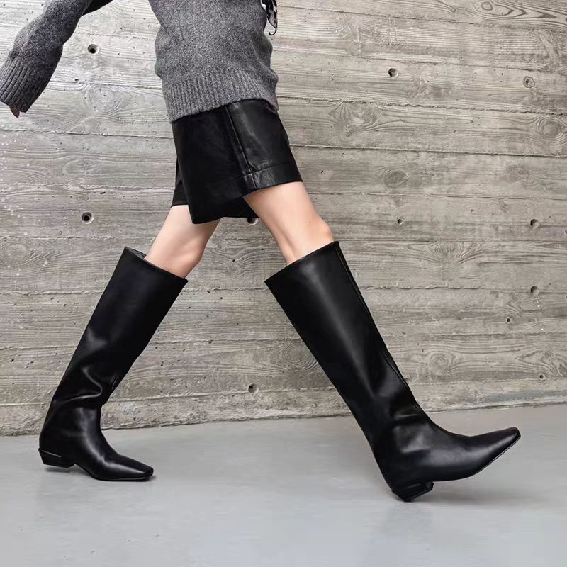 （小洋严选）时装牛皮长靴565