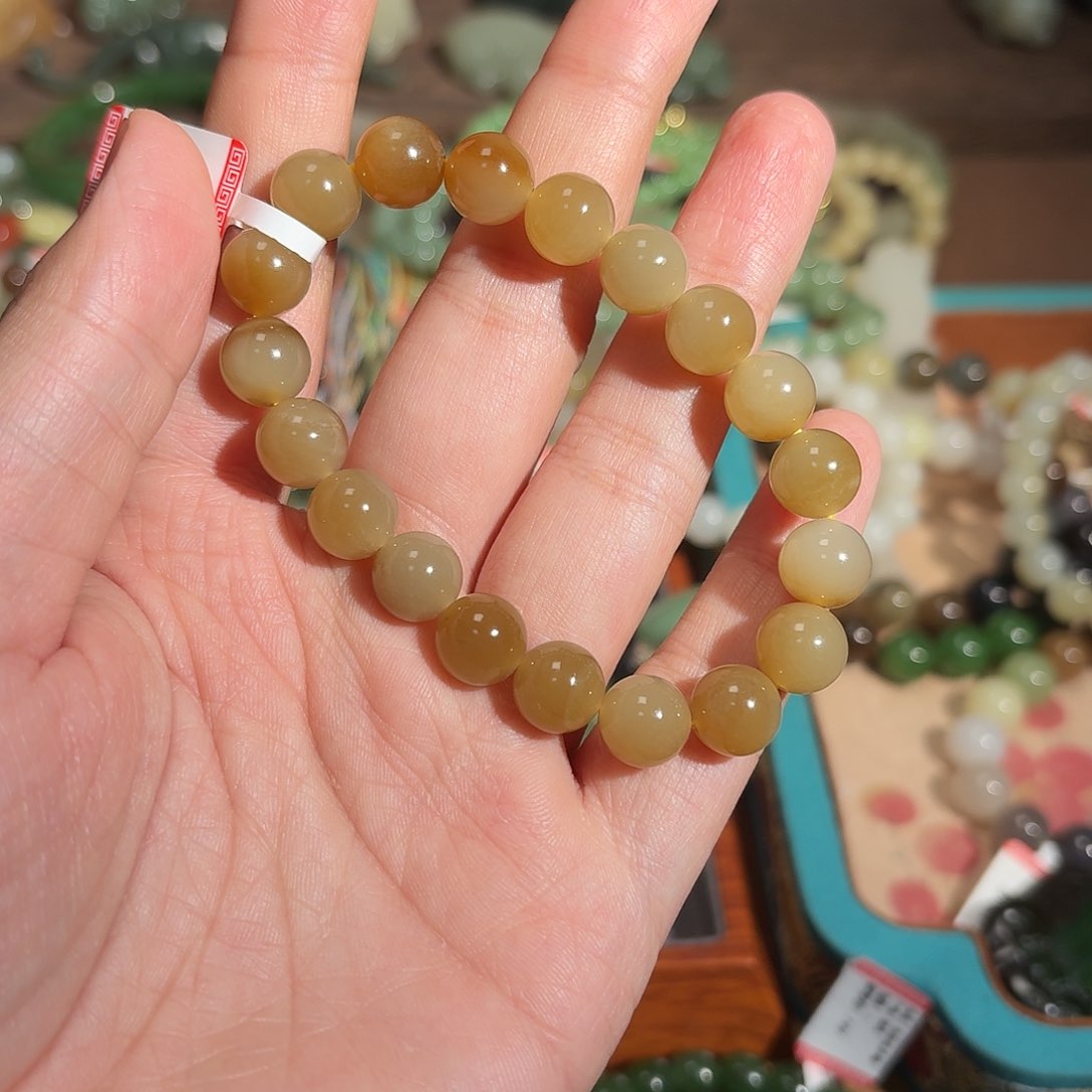 和田玉手串未镶嵌?***?