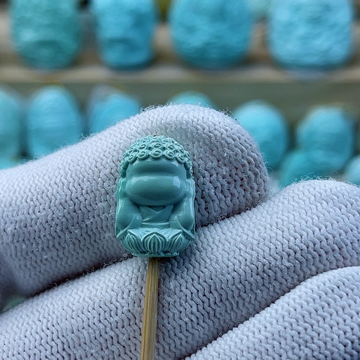 未镶嵌绿松石珠宝奇石