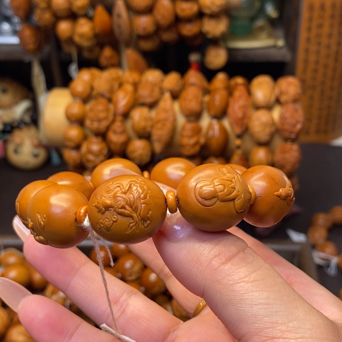 橄榄核手串/手链浮雕无相