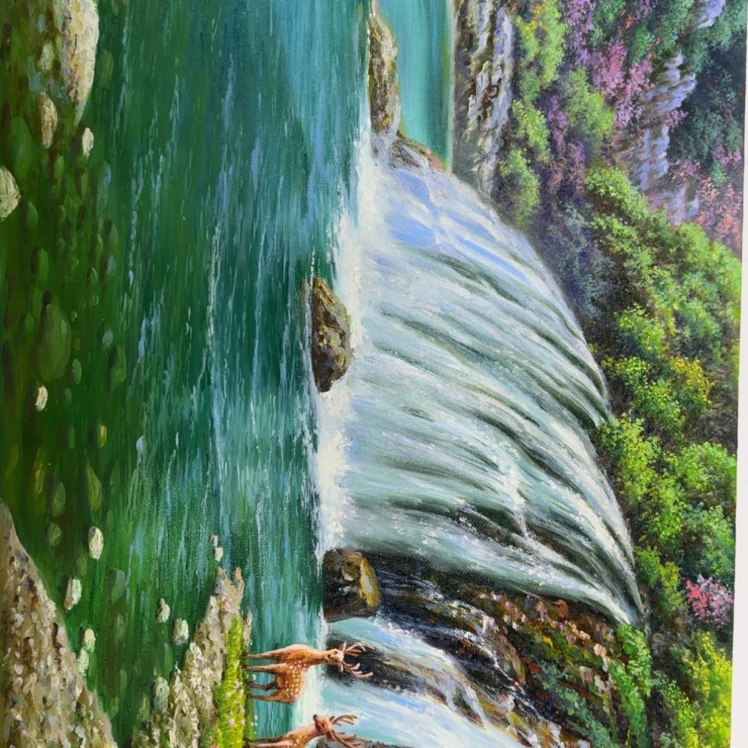 油画一直觉得很开心