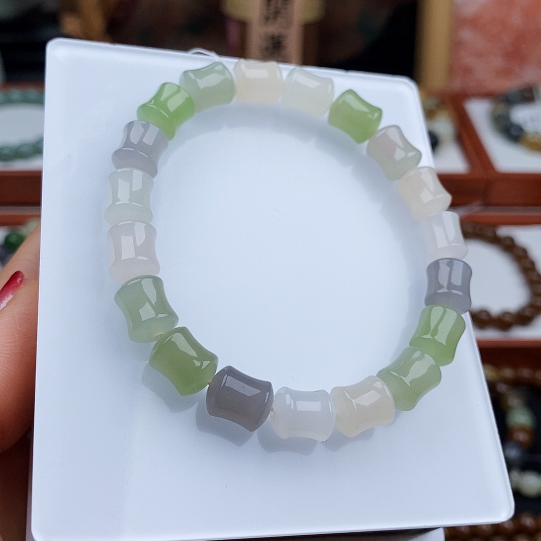 和田玉手链未镶嵌