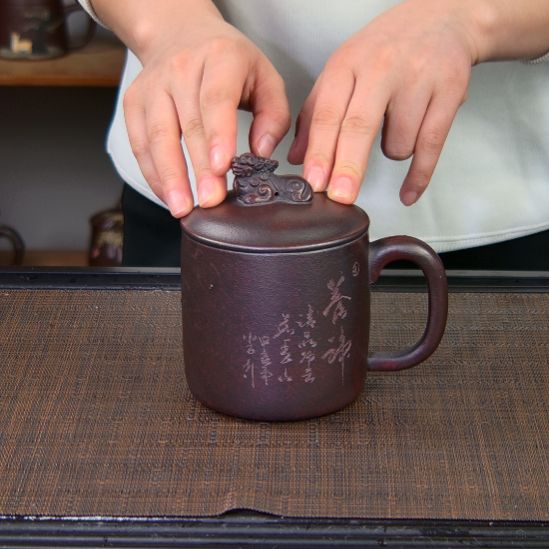 茶杯紫砂高货放漏