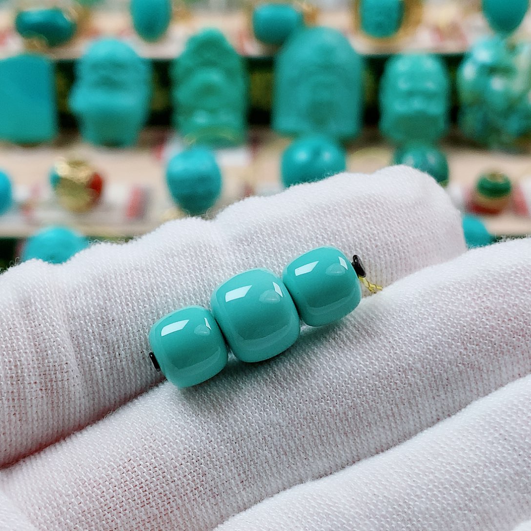 绿松石未镶嵌珠宝半成品