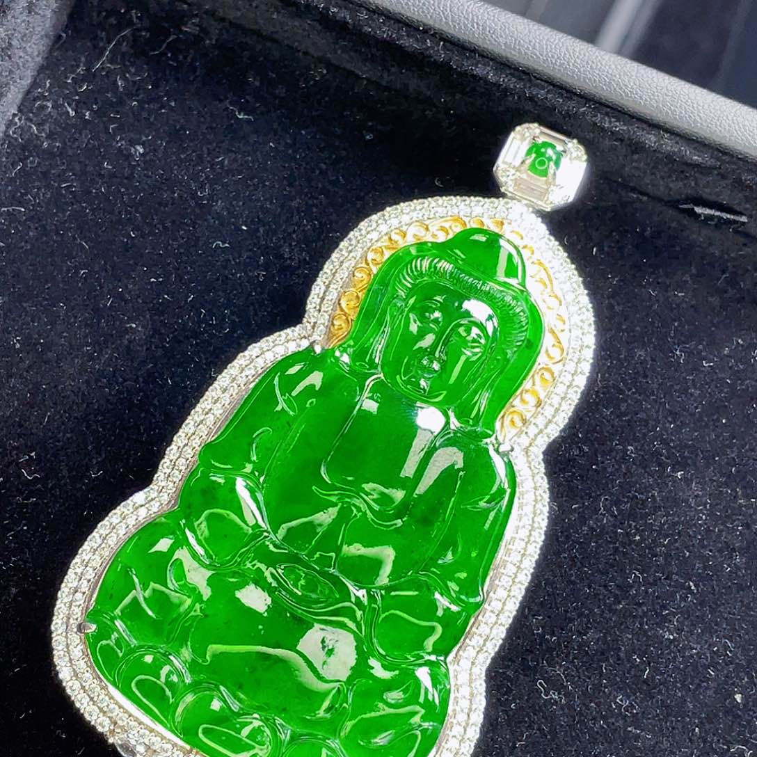 翡翠吊坠(不含链)未镶嵌