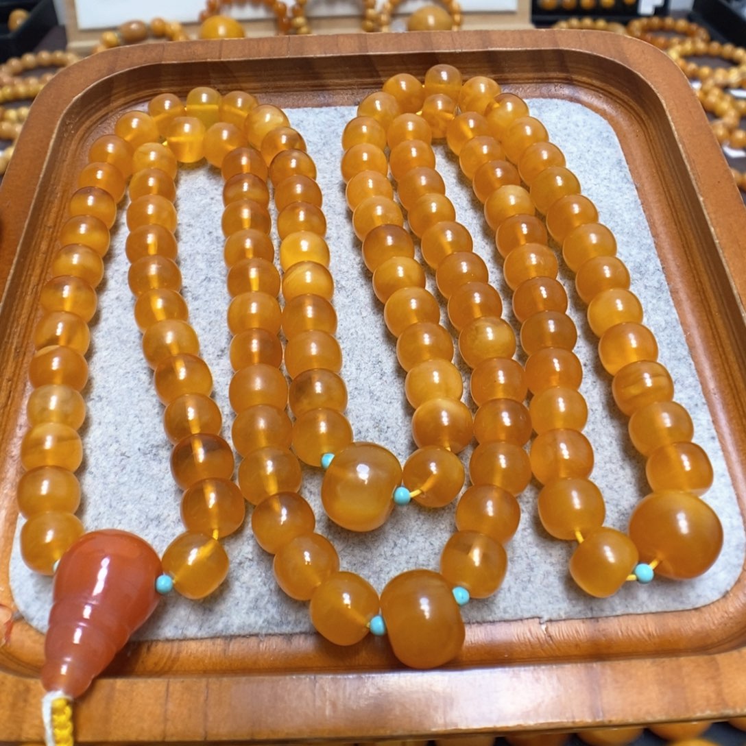 蜜蜡手串未镶嵌蜜蜡