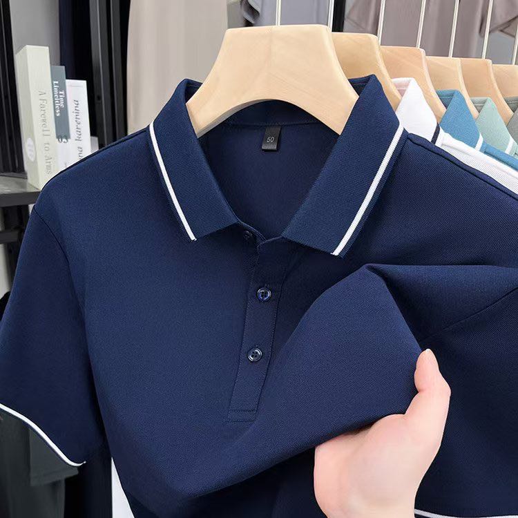 夏季新款商务修身短袖男士衬衫