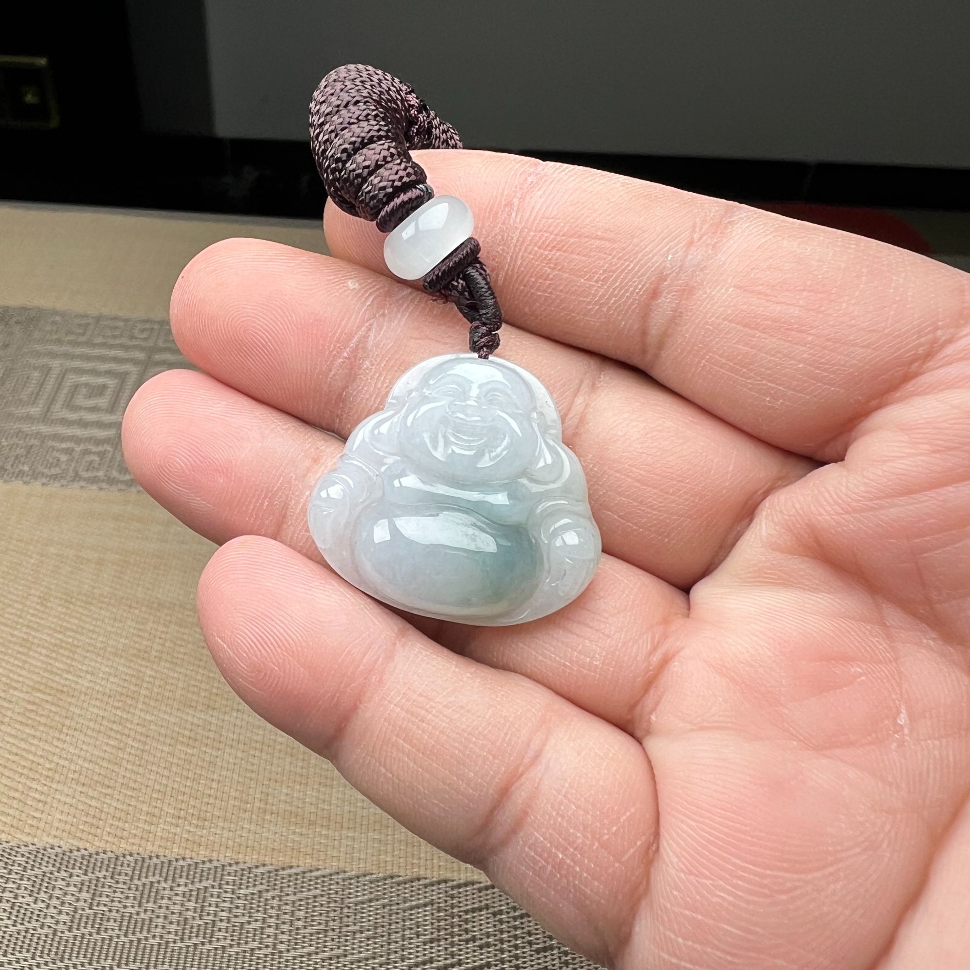 【广雅堂】天然缅甸A货翡翠【佛公26*28*7】