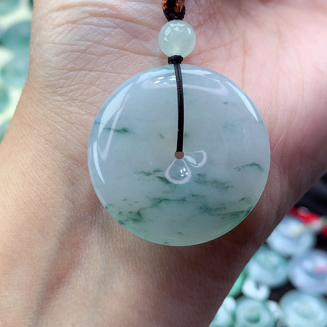 翡翠颈饰未镶嵌66尺寸31.2-6.1