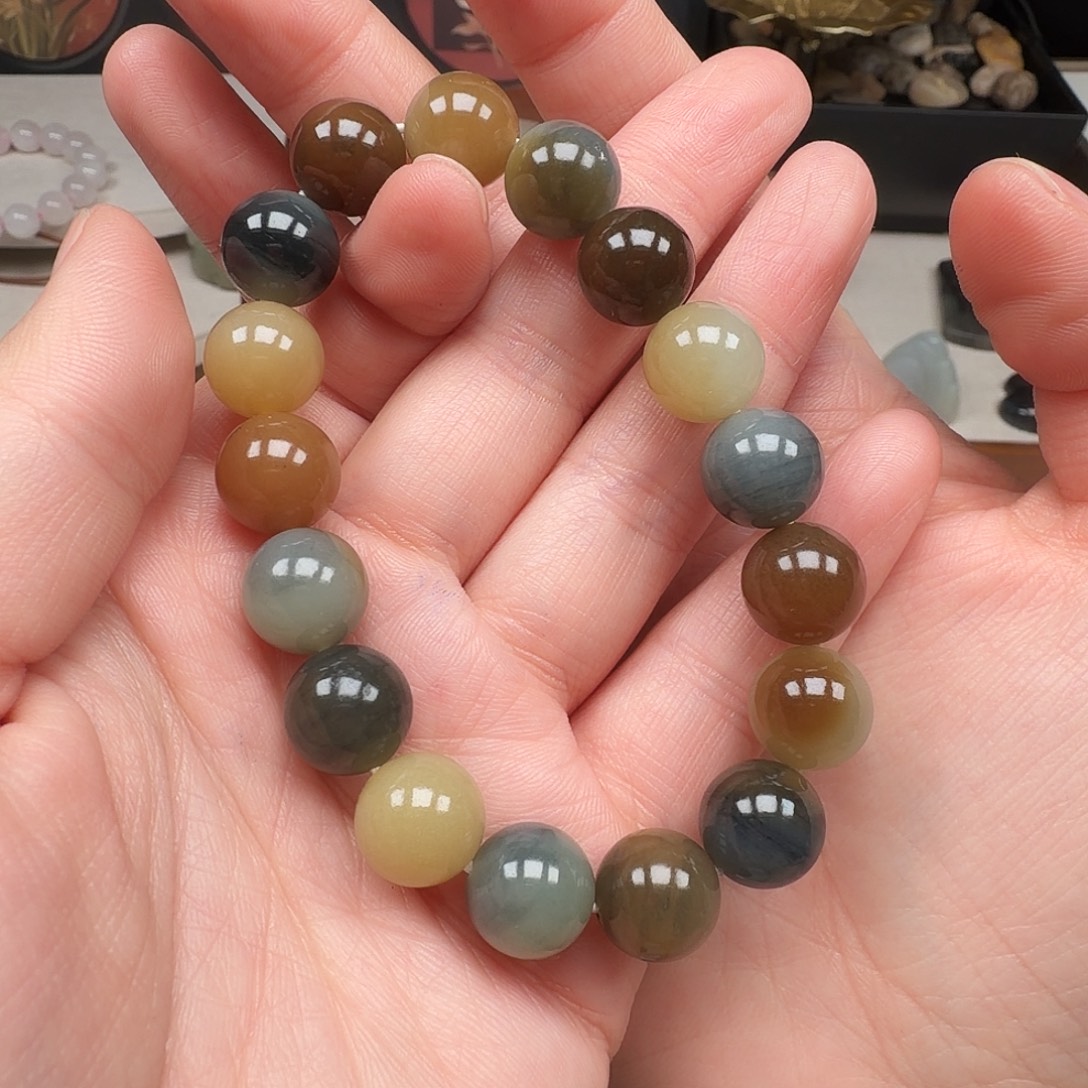 和田玉未镶嵌手链