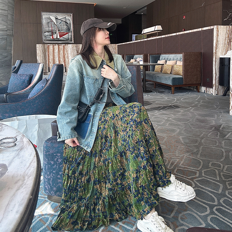 BETTERJOELAY-【百花齐开】时尚可爱小裙子百搭半身裙学院风Z1166