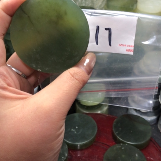 蛇纹石玉天然岫玉成品手镯心未镶嵌无**啡