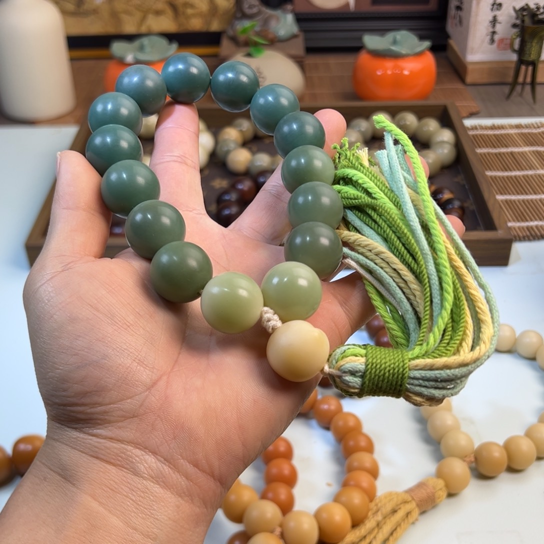 坛***子吊坠菩提根/象牙果圆珠手持20mm