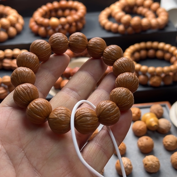 猴头核桃手串杜*旺聚宝盆精品