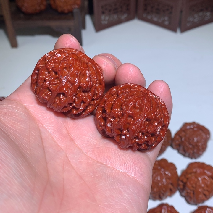 文玩核桃把件臻*苹果39.8