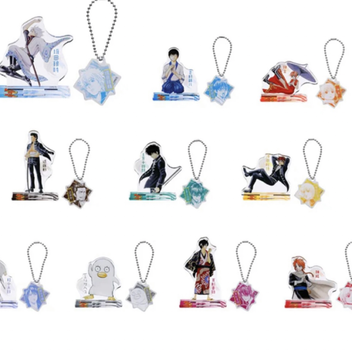 【国现代拆】银魂js原画立牌挂件亚克力散池盲抽