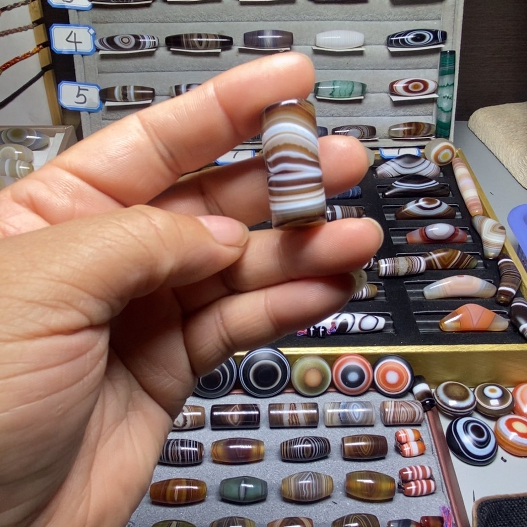 老***丈玛瑙/玉髓合金珠宝半成品