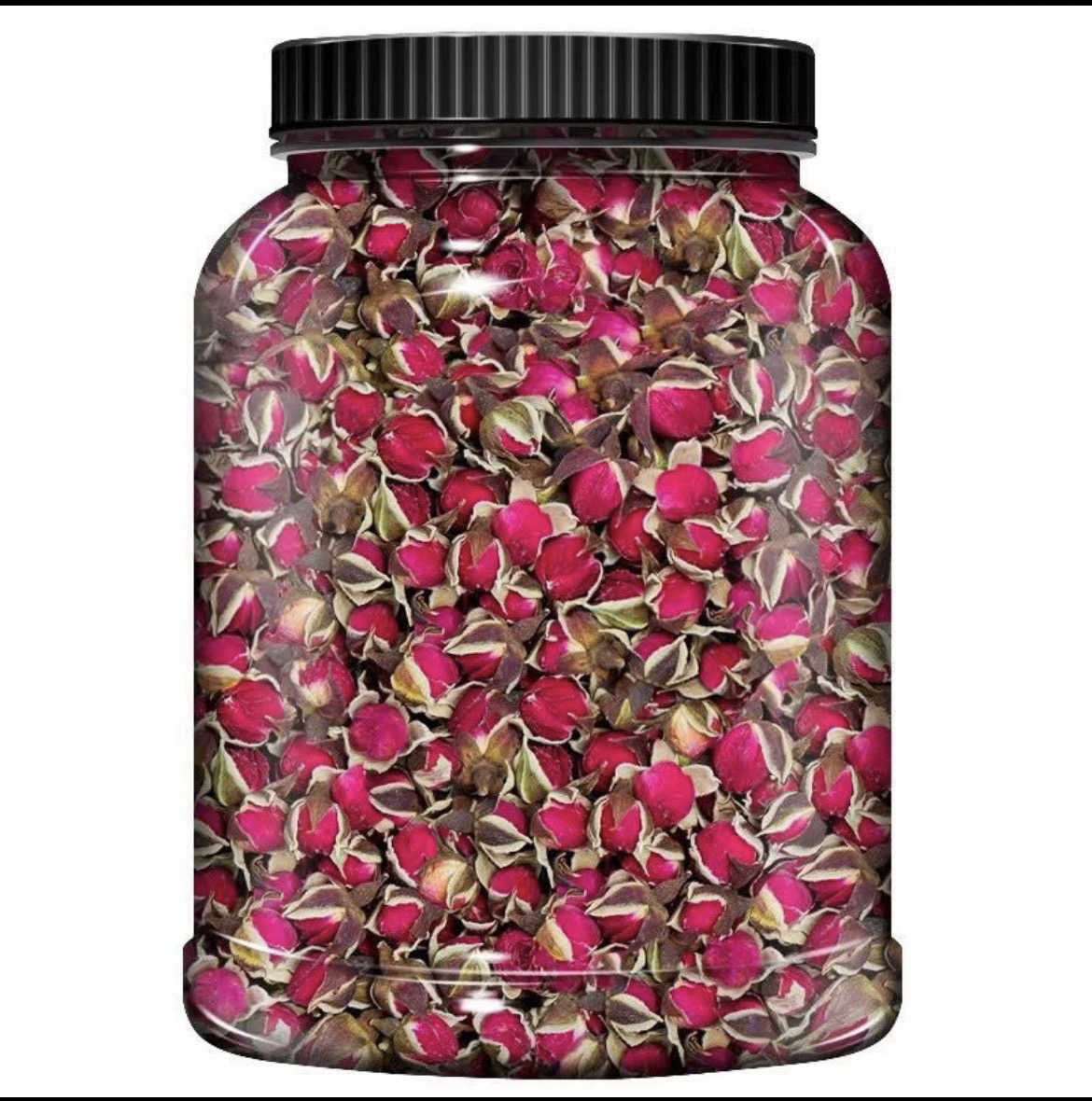 一大罐250g新鲜金边玫瑰精选玫瑰散装罐装饱满