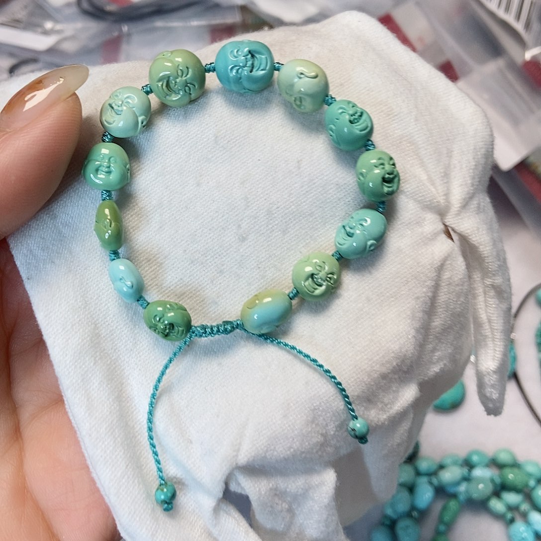 未镶嵌绿松石珠宝奇石