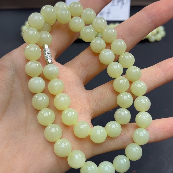 和田玉（黄玉）未镶嵌项链