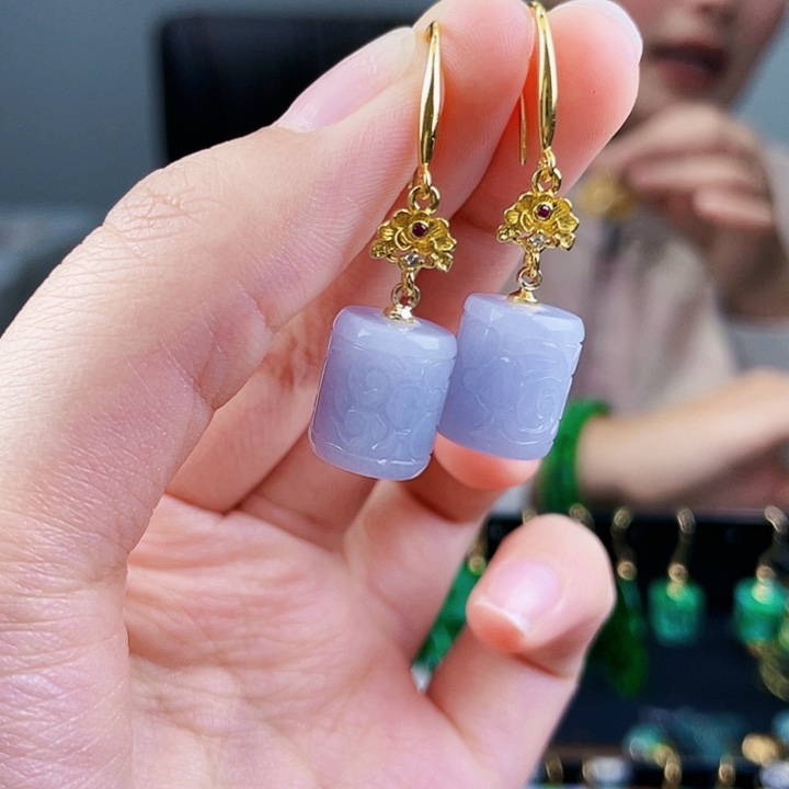 翡翠耳饰未镶嵌饰品