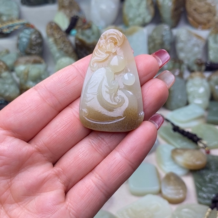 和田玉挂件未镶嵌