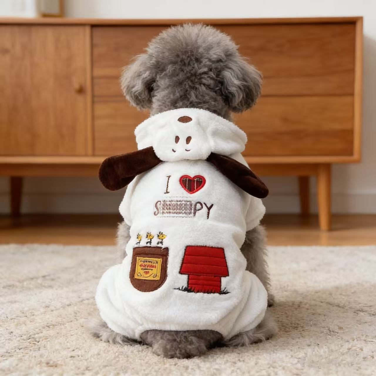 冬天宠物小狗狗四脚衣服冬季泰迪比熊博美小型犬雪纳瑞猫咪秋冬款