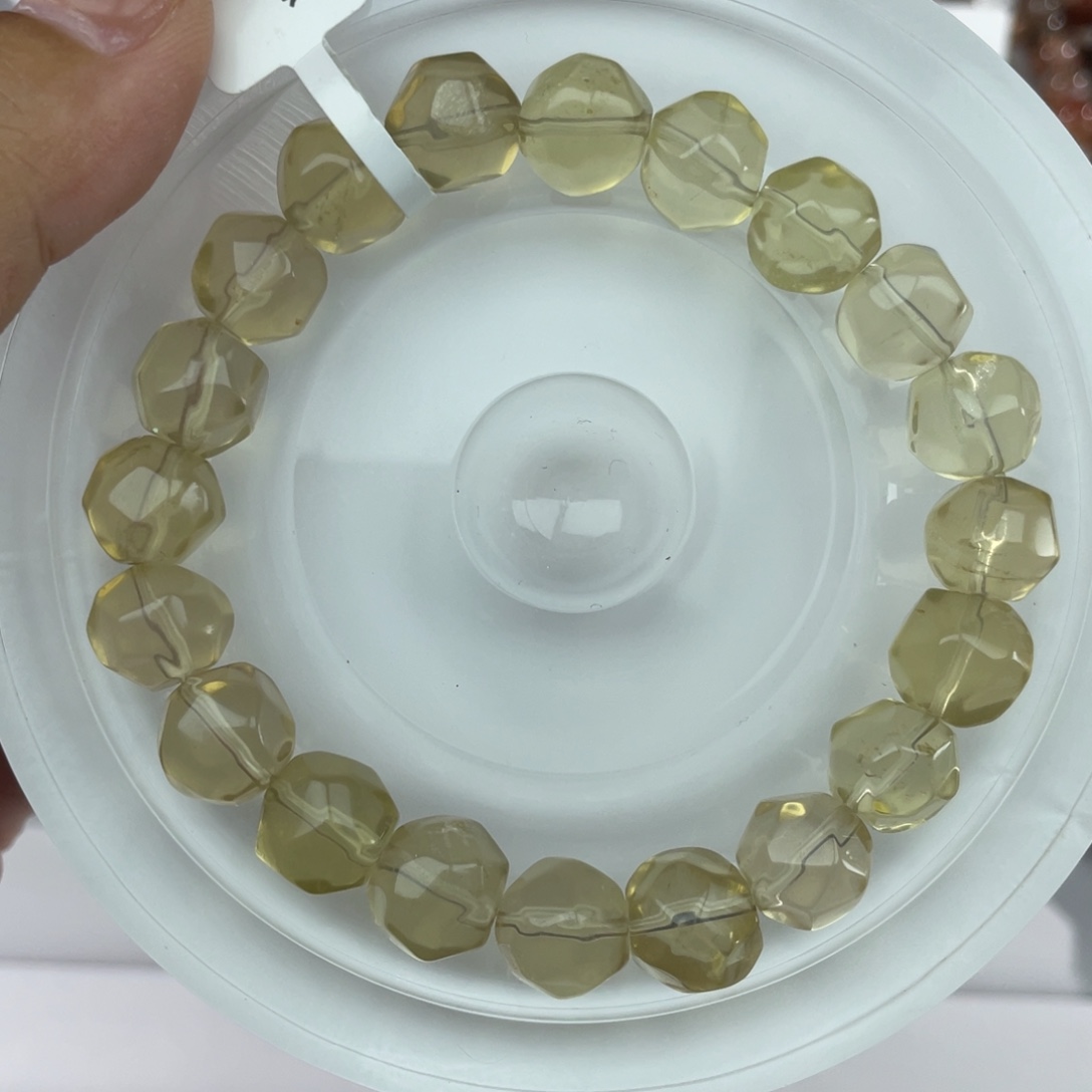 未镶嵌手串水晶001柠檬黄水晶菠萝11m