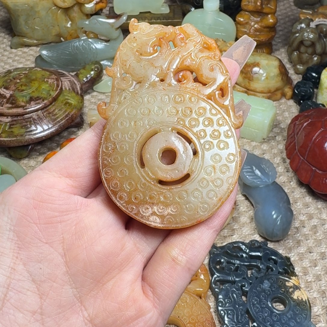 白玉菩提吊坠挂件