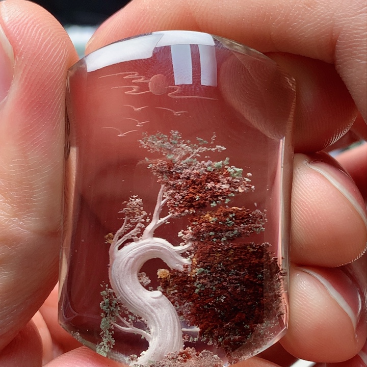 水晶吊坠(不含链)未镶嵌