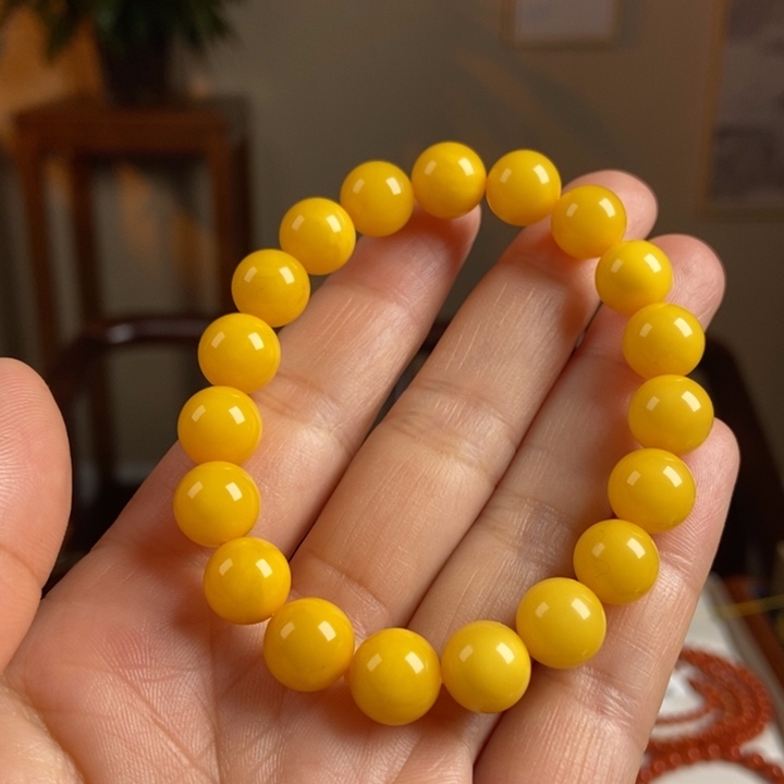 琥珀手链未镶嵌蜜蜡手串10